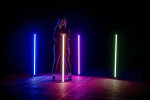 Newell NEWELL Lampa LED miecz świetlny RGB Kathi Max 7