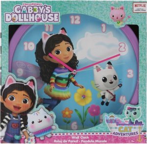 Kids Euroswan Zegar ścienny 25cm Koci Domek Gabi. Gabby's Dollhouse GD00021 Kids Euroswan 4