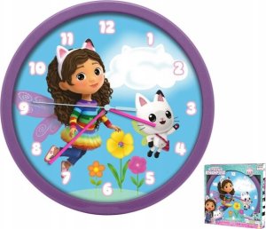 Kids Euroswan Zegar ścienny 25cm Koci Domek Gabi. Gabby's Dollhouse GD00021 Kids Euroswan 6