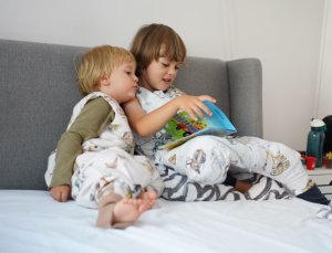 PULP BAMBOO Śpiworek całoroczny z nogawkami dla dziecka od 2,5 do 5lat Farma 11