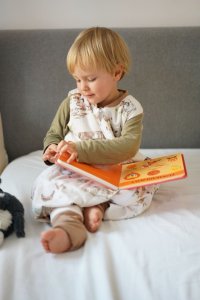 PULP BAMBOO Śpiworek całoroczny z nogawkami dla dziecka od 2,5 do 5lat Farma 16