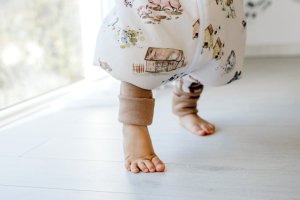 PULP BAMBOO Śpiworek całoroczny z nogawkami dla dziecka od 2,5 do 5lat Farma 6