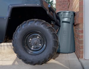 Rubbermaid Pojemnik kubeł przemysłowy na odpady i do żywności BRUTE Round 121L - żółty Pojemnik kubeł przemysłowy na odpady i do żywności BRUTE Round 121L - żółty 6