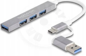 HUB USB Delock Delock - Hub - 3 x USB 2.0 + 1 x USB 3.2 Gen 1 - Desktop 1