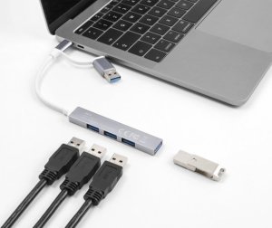 HUB USB Delock Delock - Hub - 3 x USB 2.0 + 1 x USB 3.2 Gen 1 - Desktop 2
