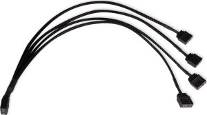 Alphacool Alphacool Y-Splitter aRGB 3-Pin auf 4x 3-Pin 30cm - schwarz 1