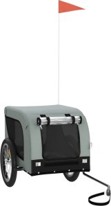 vidaXL Przyczepka rowerowa dla zwierząt, tkanina Oxford i żelazo 2