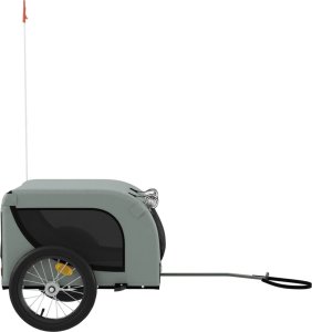 vidaXL Przyczepka rowerowa dla zwierząt, tkanina Oxford i żelazo 5