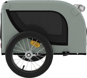 vidaXL Przyczepka rowerowa dla zwierząt, tkanina Oxford i żelazo 6