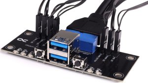 Alphacool Alphacool ES Front I/O-Panel mit USB 3.0 und Kabelsatz für Servergehäuse 3