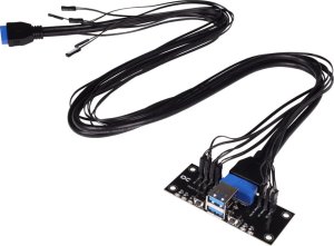 Alphacool Alphacool ES Front I/O-Panel mit USB 3.0 und Kabelsatz für Servergehäuse 4