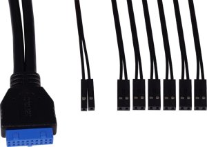 Alphacool Alphacool ES Front I/O-Panel mit USB 3.0 und Kabelsatz für Servergehäuse 5