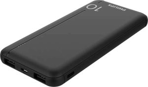 Powerbank Philips Power bank 10000mAh 2xUSB czarny Philips DLP1810NB 1