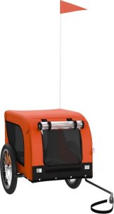 vidaXL vidaXL Przyczepka rowerowa dla zwierząt, tkanina Oxford i żelazo 2