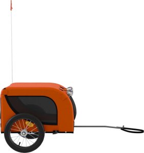 vidaXL vidaXL Przyczepka rowerowa dla zwierząt, tkanina Oxford i żelazo 5