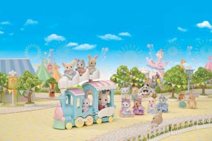 Sylvanian Families Sylvanian Families Floating Cloud Rainbow Train Toys 16