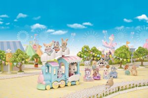 Sylvanian Families Sylvanian Families Floating Cloud Rainbow Train Toys 6