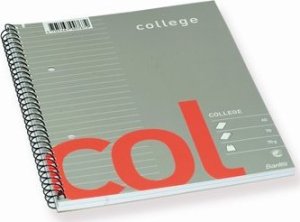 Bantex Bantex Col, Image, Grey, Red, A5, 70 sheets, Semi-glossy, Lined paper 1