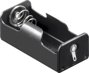 Goobay Goobay 1x C (Baby) battery holder, C, Plastic, Black, 1 pc(s), -20 - 50 °C, Bulk 1