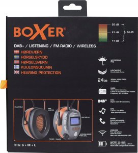 Wentylator BOXER Høreværn med Bluetooth og DAB-/FM-radio 8