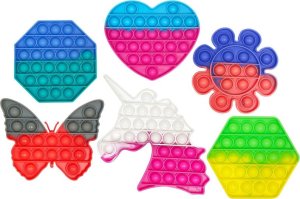 Liniex Liniex POP'em Bubble Fidget, Classic 6 Assorted 1