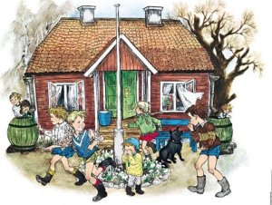 Ravensburger Barnen i Bullerbyn Puzzle (1000 pcs) 1