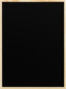 NAGA Kridttavle 80x60 cm sort med træramme 1