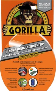 Gorilla Sports Gorilla Clear Repair Tape - 48mm - Klar - 8,2 m. 2