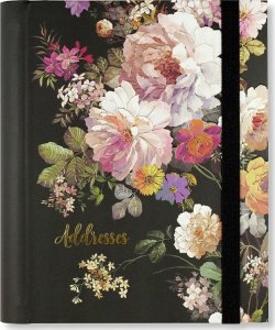 Peter Pauper Press Adresownik Duży Kwiaty o Północy 2