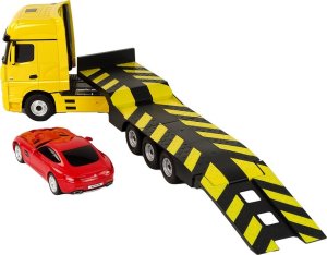 Mercedes Laweta Autko R/C -Benz 1:26 Żółte Czerwone 3