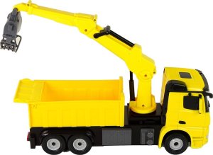 Mercedes Ciężarówka z Chwytakiem Rastar Żółta 4