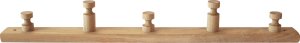 Home It Home>it® knagerække 5 knage 50×7×4 cm egetræ natur 1