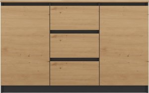 Topeshop Komoda COSTA 1D3S/2D3S BA ANTRACYT ARTISAN 7