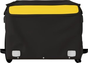 vidaXL vidaXL Przyczepka rowerowa, czarno-żółta, 45 kg, żelazo 6