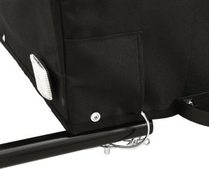 vidaXL vidaXL Przyczepka rowerowa, czarno-żółta, 45 kg, żelazo 10