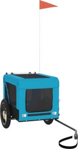 vidaXL vidaXL Przyczepka rowerowa dla zwierząt, tkanina Oxford i żelazo 2