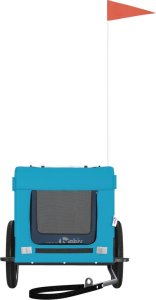 vidaXL vidaXL Przyczepka rowerowa dla zwierząt, tkanina Oxford i żelazo 5