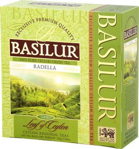 Basilur Basilur RADELLA herbata zielona cejlońska FNGS - ekspresowa 100 x 1,5 g 1