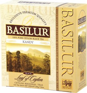 Basilur Basilur KANDY herbata czarna cejlońska BOPF - ekspresowa 100 x 2 g 1