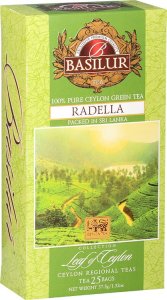 Basilur Basilur RADELLA herbata zielona cejlońska FNGS - ekspresowa 25 x 1,5 g 1