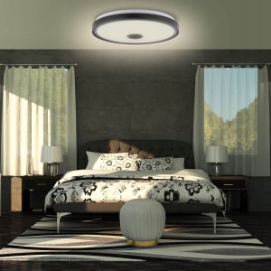 Lampa sufitowa LVT LVT Cosmo 1277 plafon lampa sufitowa 1x72W LED 3000-6500K RGBW biały/czarny 10