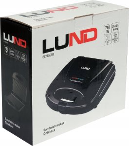 Opiekacz Toya LUND TOAST 750W, GRILL PLATE, BLACK 13