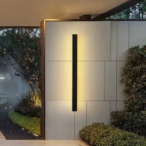 Kinkiet LVT LVT Lara 1576 kinkiet zewnętrzny lampa ścienna 1x45W LED 4000K czarny 4