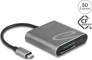 Czytnik Delock Delock USB Type-C Card Reader fur SD Express und CFexpress Speicherkarten 1