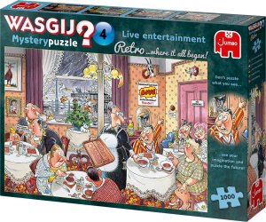 Jumbo Jumbo Wasgij Retro Mystery 4 Live-Unterhaltung! LiveUnterhaltung! 1000 Teile Puzzle (19177 ) 1