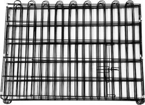 Springos Kojec dla zwierząt wybieg klatka dla psa 165x85 cm metalowa czarna UNIWERSALNY 5