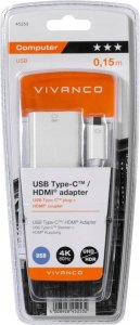 Adapter USB Vivanco Vivanco adapter USB-C - HDMI (45253) 1