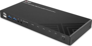 Przełącznik Lindy LINDY KVM Switch HDMI 4K60,USB3.0 & Audio 4Port 5