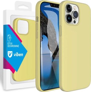 Viben VIBEN Etui Obudowa Liquid iPhone 13 Pro Max - 6,7" : Kolor - żółty 1