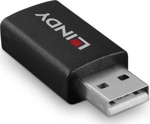 Adapter USB Lindy USB-A - USB-A Czarny  (71263) 5